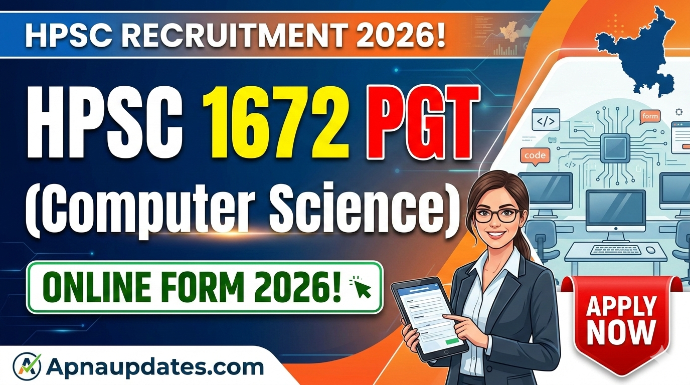 HPSC 1672 PGT (Computer Science) Online Form 2026