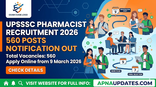 UPSSSC Pharmacist Recruitment 2026 Notification OUT