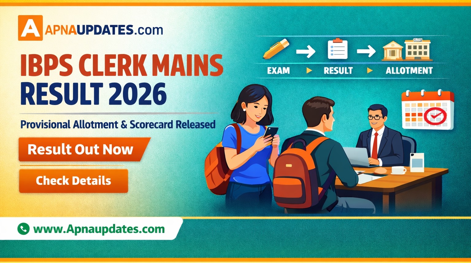 IBPS Clerk Mains Result 2026 Out: