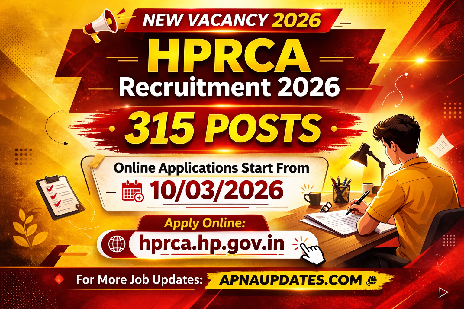 HPRCA Recruitment 2026 – 326 Vacancies for Panchayat Secretary, OTA, Radiographer & More | Apply Online | Notification Out