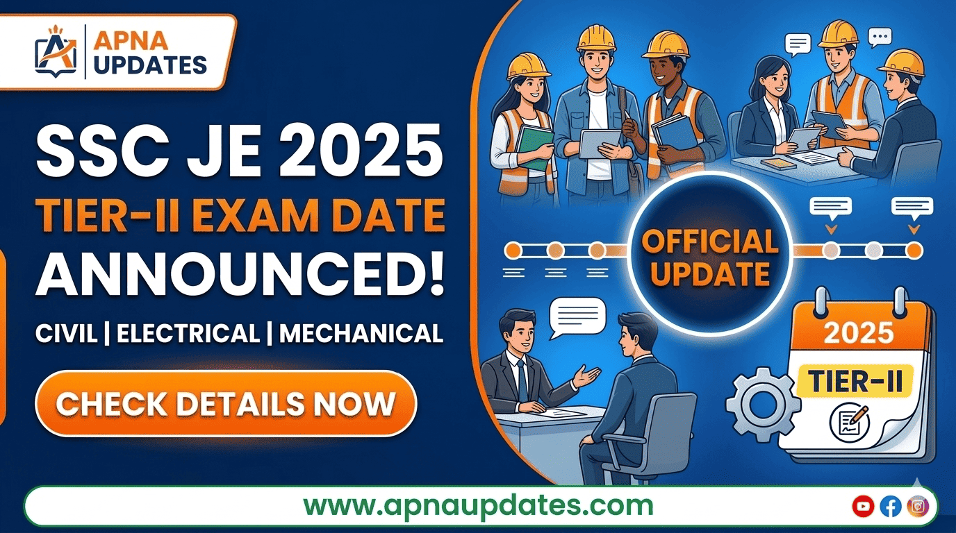 SSC JE 2025 Tier II Exam Date Announced