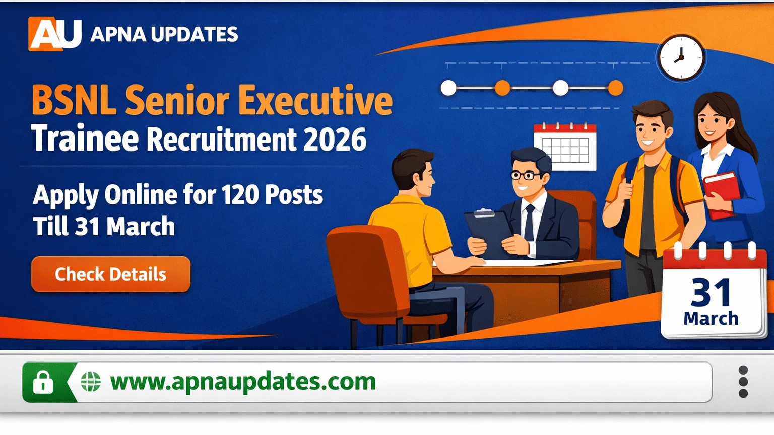 BSNL Senior Executive Trainee Recruitment 2026