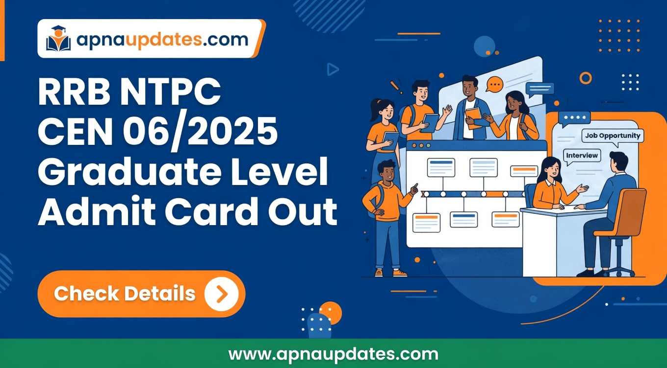 RRB NTPC Graduate Level Admit Card Out