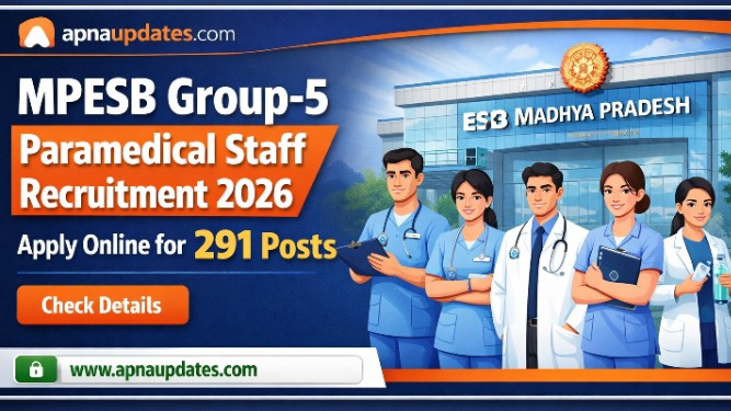 MPESB Group-5 Paramedical Staff notification 2026 Apply Online