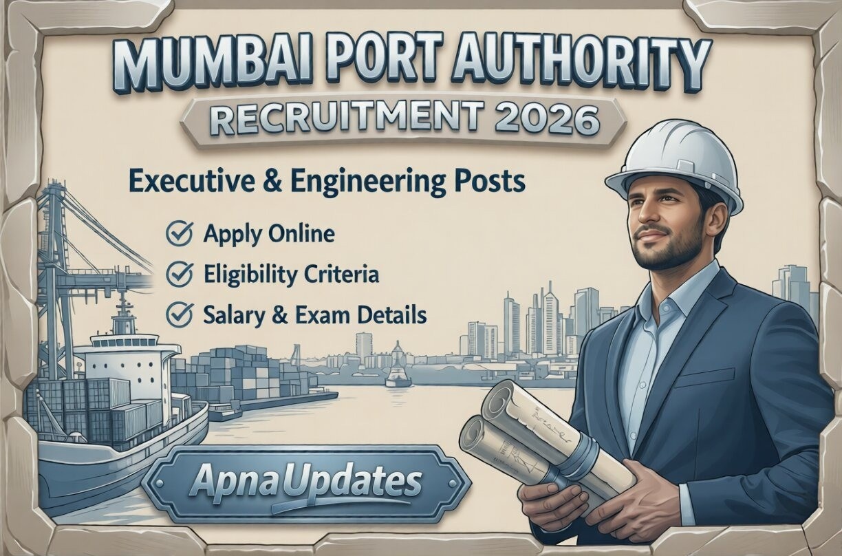 Mumbai Port Authority Recruitment 2026-Apply Online for 14 Class-I Officer Posts