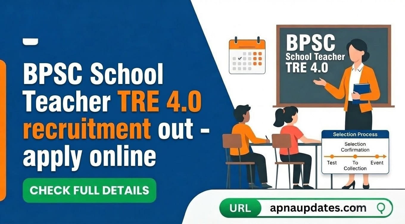 BPSC School Teacher TRE 4.0 Notification 2026 Apply Online