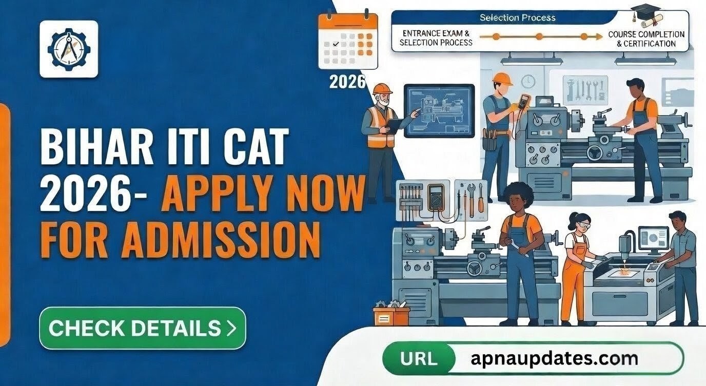 Bihar ITICAT 2026 Apply Online for ITI Admission