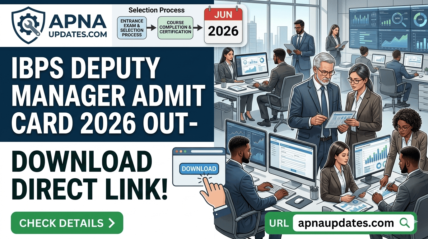 IBPS Deputy Manager Admit Card Out, Direct Link