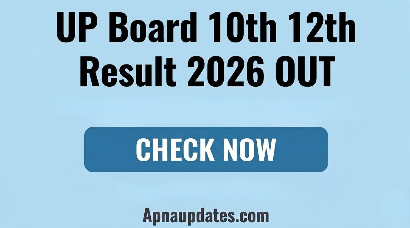 UP Board 10th 12th Result 2026 OUT – Check UPMSP Result Link Now